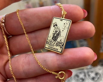 Collana con tarocchi in argento sterling: Gli amanti, predizione