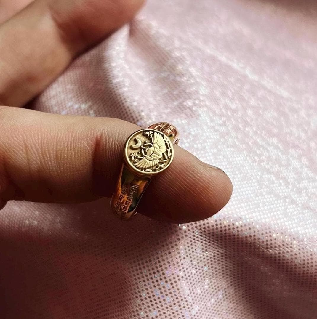 Anello scarabeo Italia