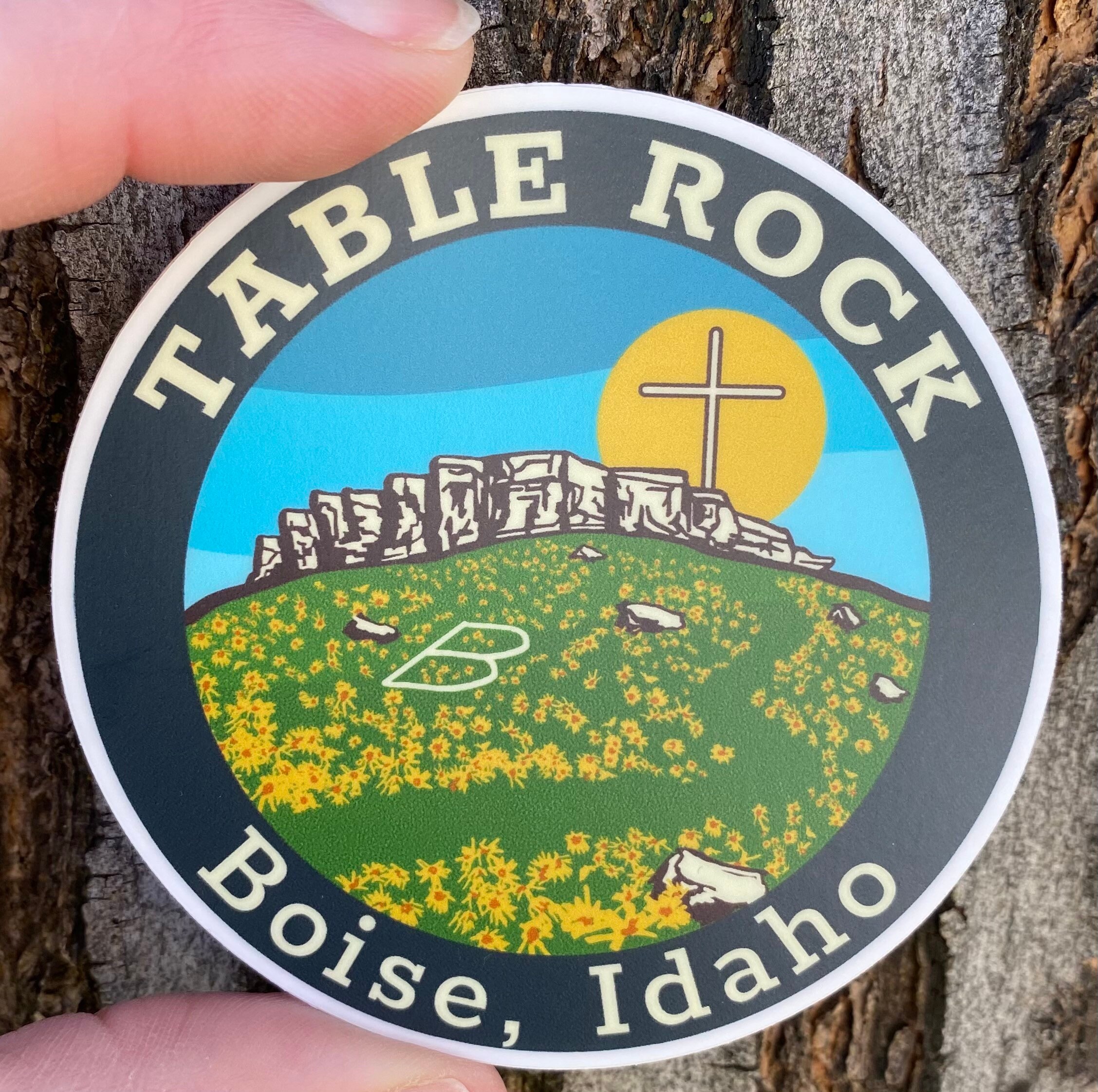Table Rock Sticker, Boise Idaho Sticker, Table Rock Hike, Hiking ...