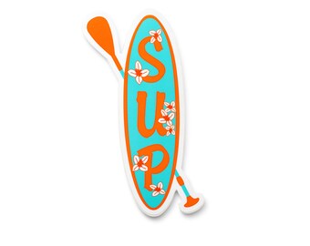 SUP Syringa Sticker, SUP Idaho Syringa Sticker, Stand Up Paddle Board, Idaho Sticker, Syringa, SUP, Idaho Stand up Paddleboard