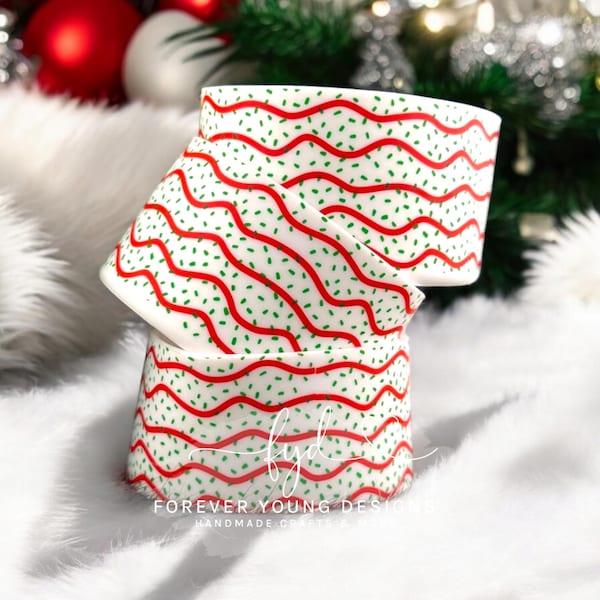 Christmas Tree Swirl Tumbler Boot | Candy Cane Sprinkle Silicone Base | Fits 20oz 30oz 40oz Tumblers | Cup Protector | Ready to Ship Gifts