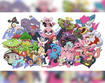Mini impressão da Equipe Rocket Pokepals