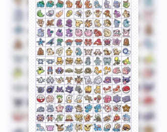 Pokepals Original 151 Mini Impressão
