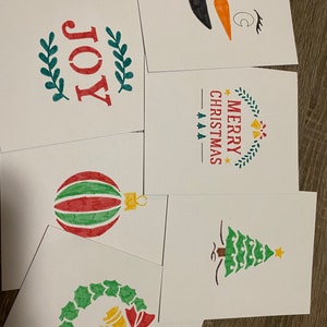 Kerstkaarten (12 kaarten en enveloppen)
