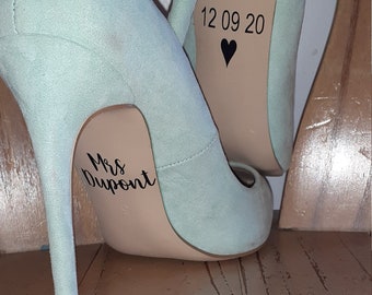 Adesivi per scarpe da sposa personalizzati, adesivi per scarpe da sposa, adesivi per scarpe da sposa, adesivi per matrimoni personalizzati