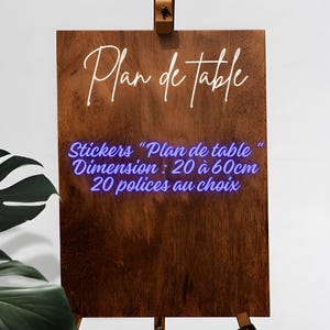 Table plan inscription stickers, table plan stickers, wedding stickers, personalized wedding stickers, table plan, table stickers