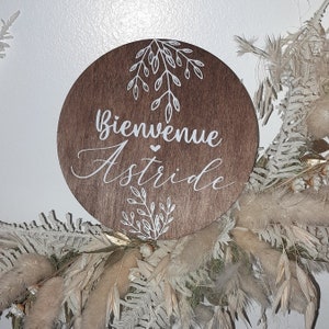Biglietto di auguri per la nascita, biglietto di auguri per la nascita, biglietto di auguri in legno, benvenuto bambino, biglietto di auguri per la nascita, biglietto di auguri in legno per neonati