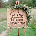 Personalized inscription stickers, personalized stickers, wedding stickers, event stickers product logo