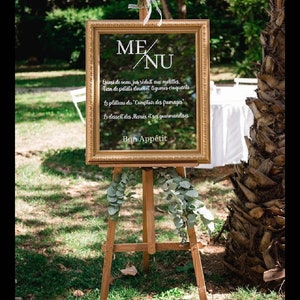 Menüaufkleber Hochzeit, Menüaufkleber Taufe Geburtstag, Hochzeitsaufkleber, Hochzeitsaufkleber, Hochzeitsdekoaufkleber