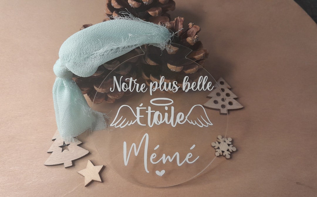 Boule noël famille, boule Noël, boule Noël personnalisée, boule noël