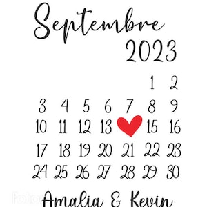 Important date stickers, Calendar to personalize with first names, wedding stickers, wedding sticker, wedding decoration Valentine's Day gift