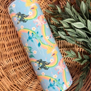 Eeevee Revolution Stainless Steel Tumbler | Eeveelution Tumbler Cup with Lid and Straw
