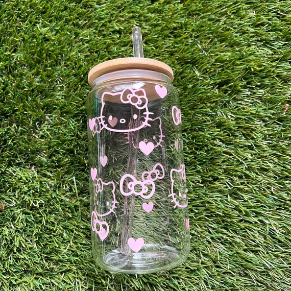 Portable Drinking Glasses Cup With Lids And Straws Cute - Temu