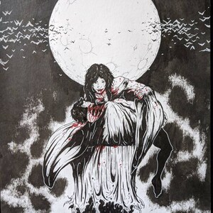 Midnight Thirst - Original Illustration