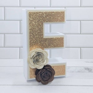 3D Letter Birthday | Alphabet Birthday Party Decor | Customized Letters | 3D Letter Birthday | Birthday Flowers | 3D Letter Birthday Decor