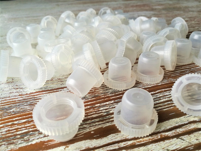 Set of 101 Plastic Bottle Corks Offwhite Vintage Plastic Etsy