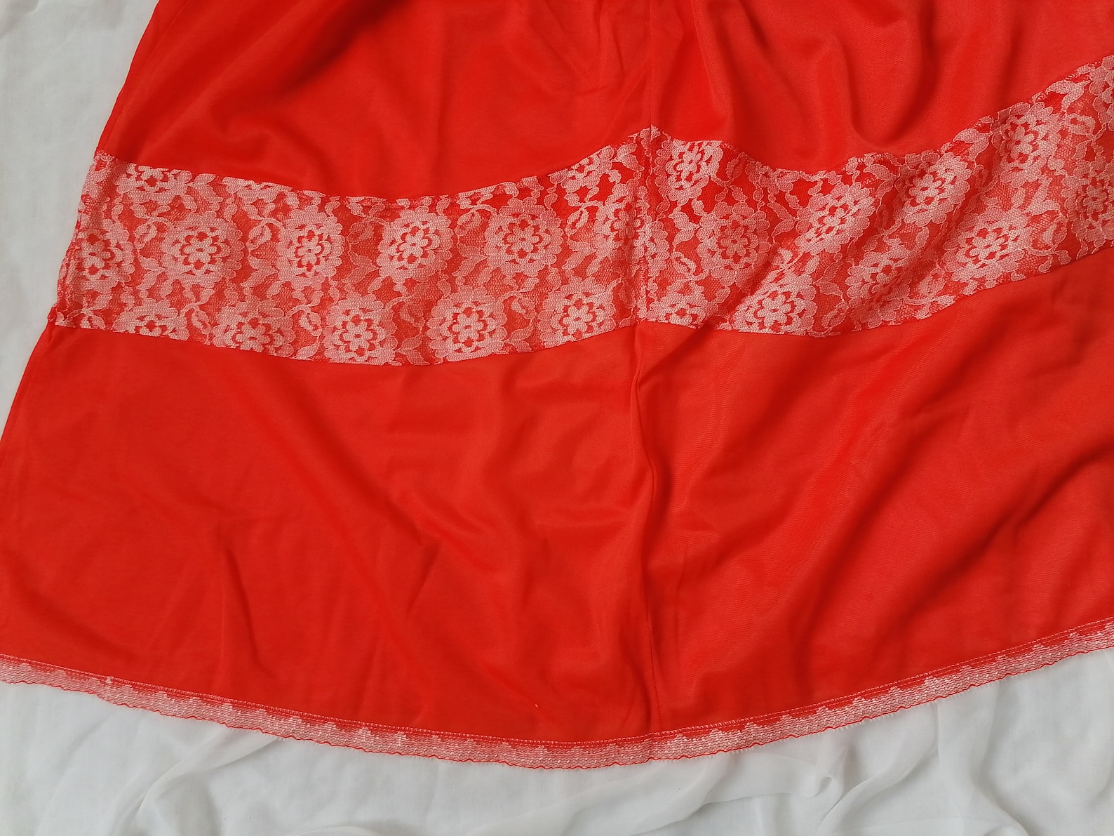 Plus Size Sexy Slip Dress Orange Underwear Dress Lingerie Lace - Etsy UK