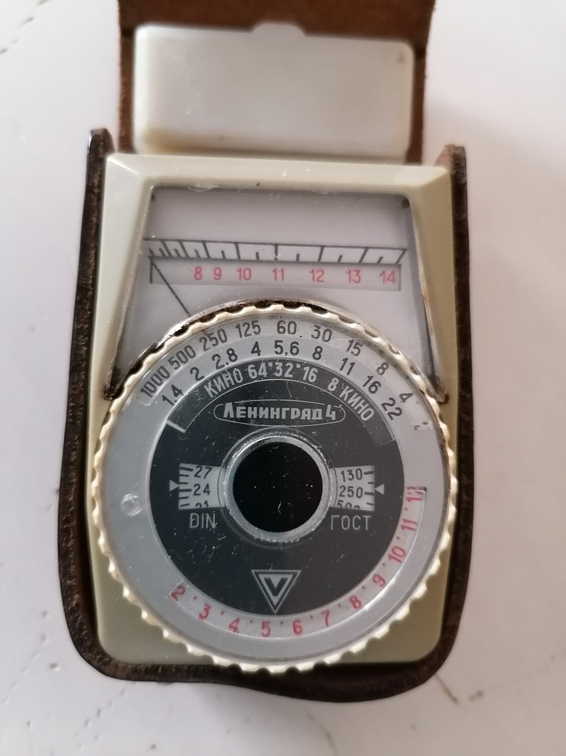 USSR Foto Exponometer Leningrad 4 Light Meter Photoelectric Etsy