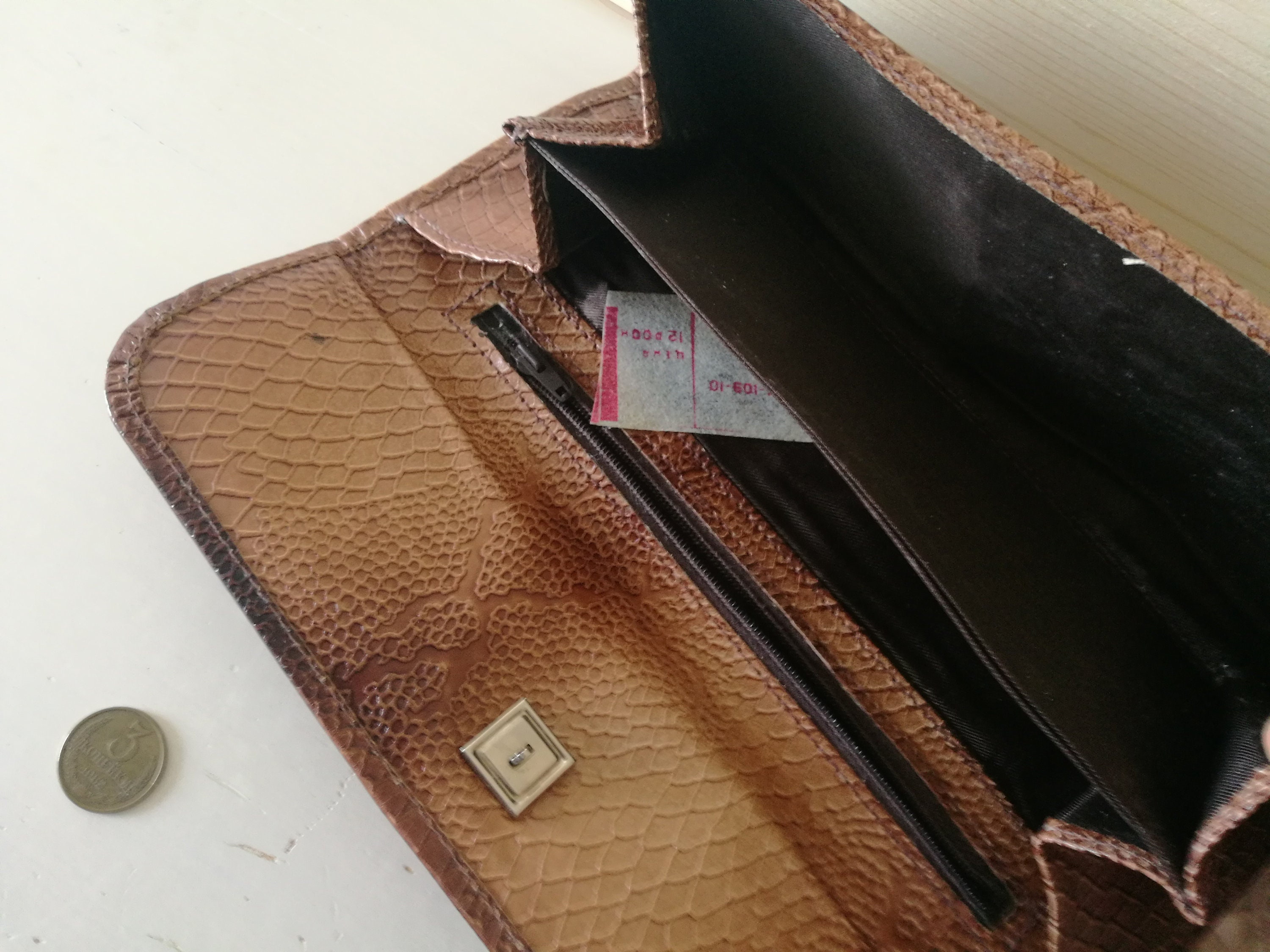 Leather Clutch Wallet Vintage Brown Wallet Leather Wallet With Etsy UK