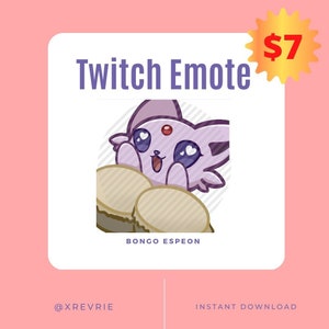 Bongo Espeon Animated Emote for Twitch, Discord, Youtube, Etc. - Etsy