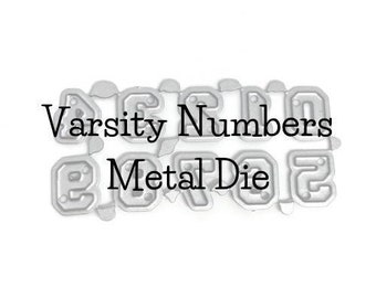 Varsity Numbers Thin Cutting Die