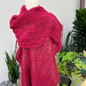 Knitting Pattern, Angel Shawl