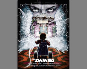 The Shining // Impressão alternativa de pôster do filme em uma folha