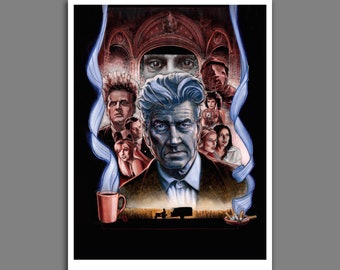 David Lynch // Impressão de pôster