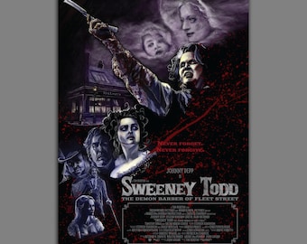 Sweeney Todd: O Barbeiro Demoníaco de Fleet Street // Pôster alternativo do filme