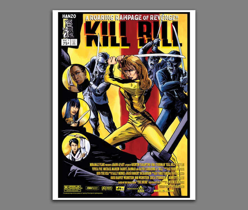 Kill Bill // Alternative Poster Print - Etsy