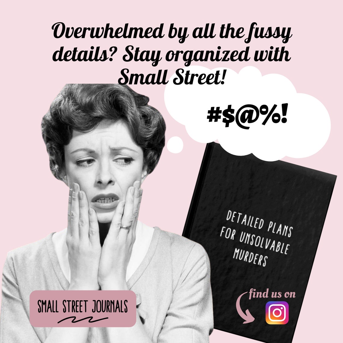 Funny Custom Journal Notebook/Detailed Plans for Etsy