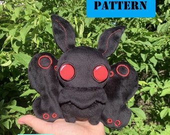 ITH Machine Embroidery Pattern: Mothman