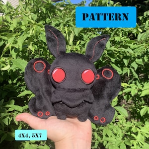 ITH Machine Embroidery Pattern: Mothman