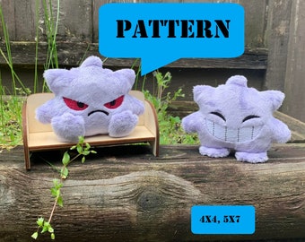 ITH Machine Embroidery Pattern- Ghosty Bro's