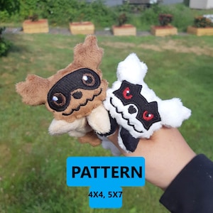ITH Machine Embroidery PATTERN: Raccoon Dog