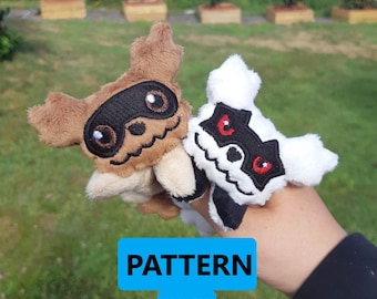 ITH Machine Embroidery PATTERN: Raccoon Dog