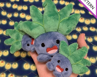 ITH Embroidery Pattern - radish, blueberry with feet