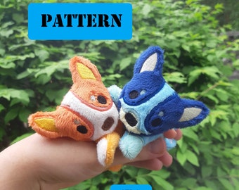 ITH Pattern: Blue and Red Heeler Dogs - Four designs!