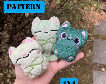 ITH Machine Embroidery Pattern - Catctus / Cactus Cat