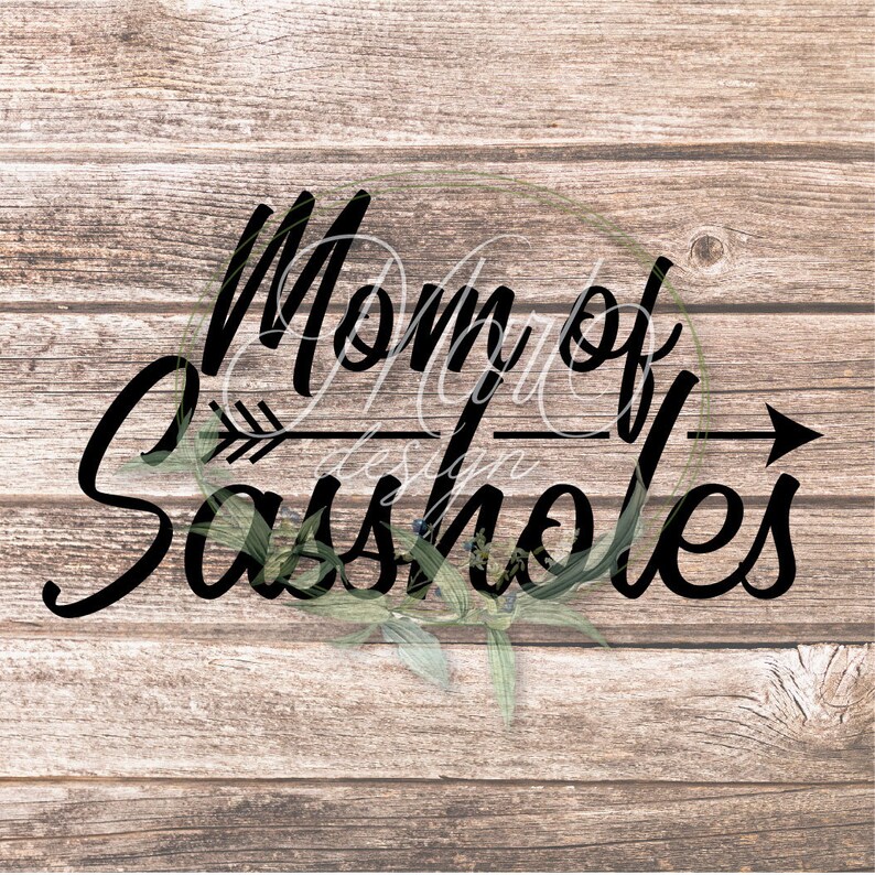 Download Mom of Sassholes SVG Digital Download Decals Cricut file | Etsy