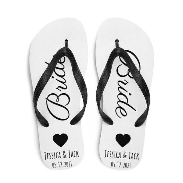 Beach Wedding Flip Flops - Etsy