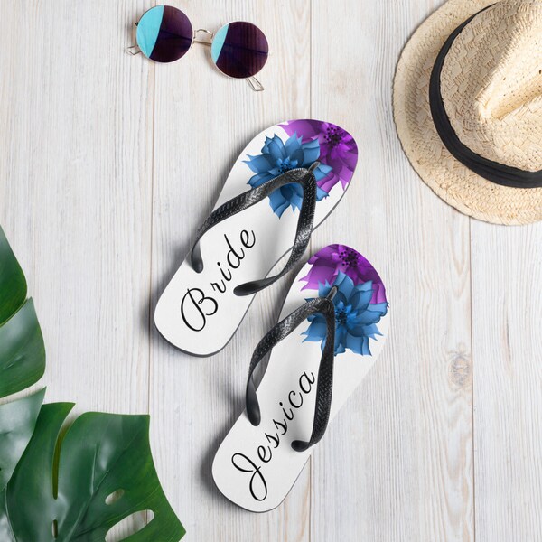 Beach Wedding Flip Flops - Etsy