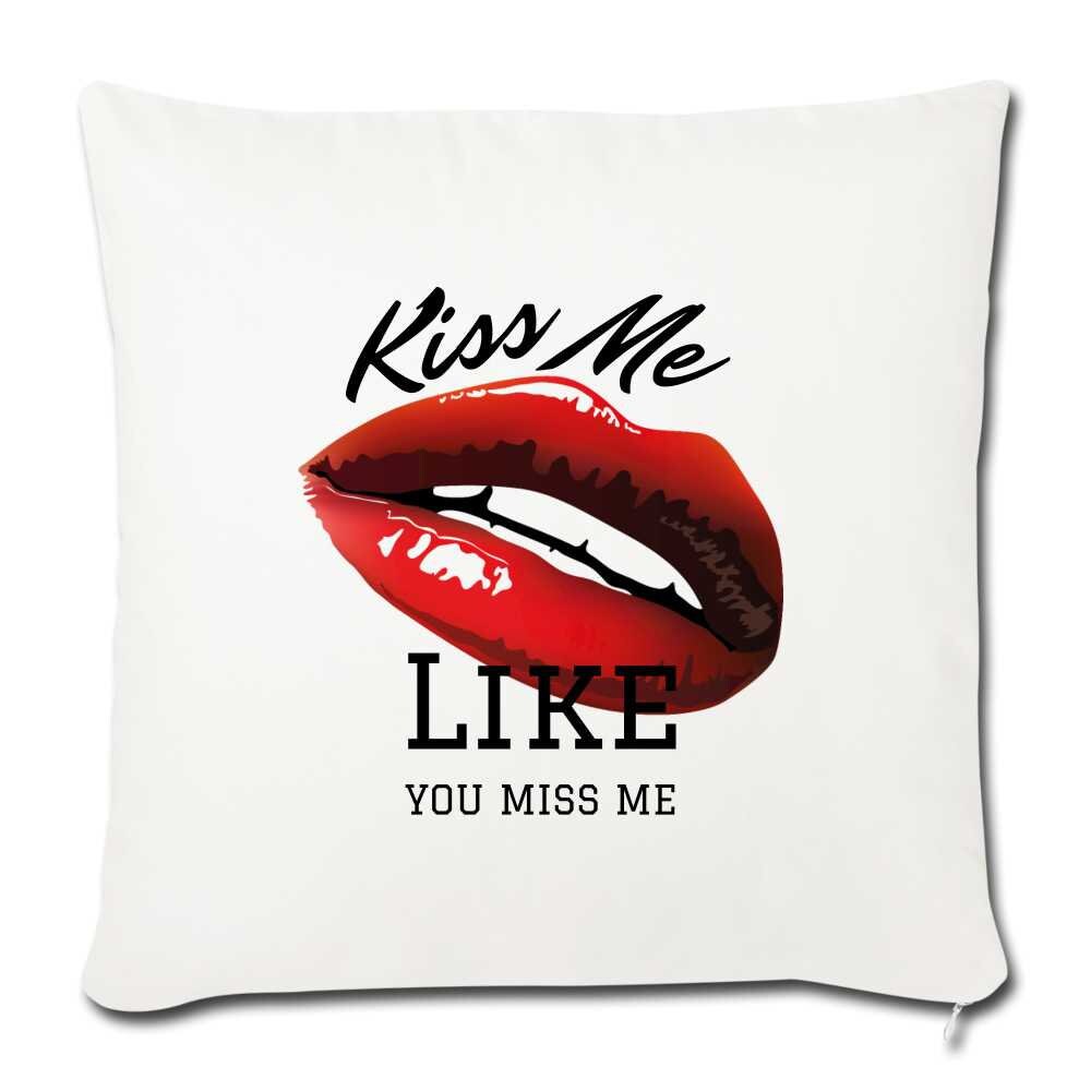Kiss Me Like You Kiss Me Throw Pillow Case Valentine - Etsy