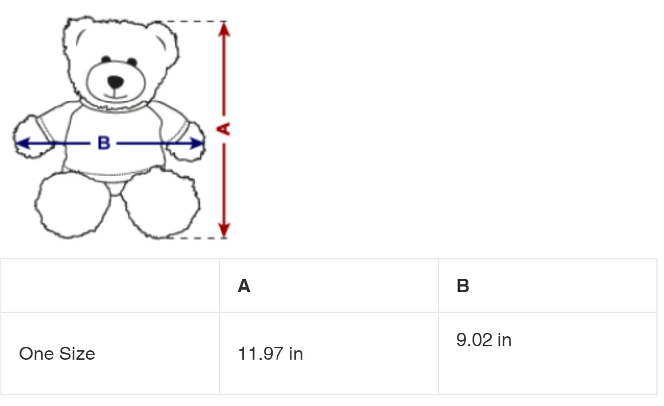 Personalized Brown Teddy Bear Custom Teddy Bear Printed With Etsy