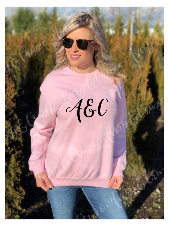 light pink sweat shirt