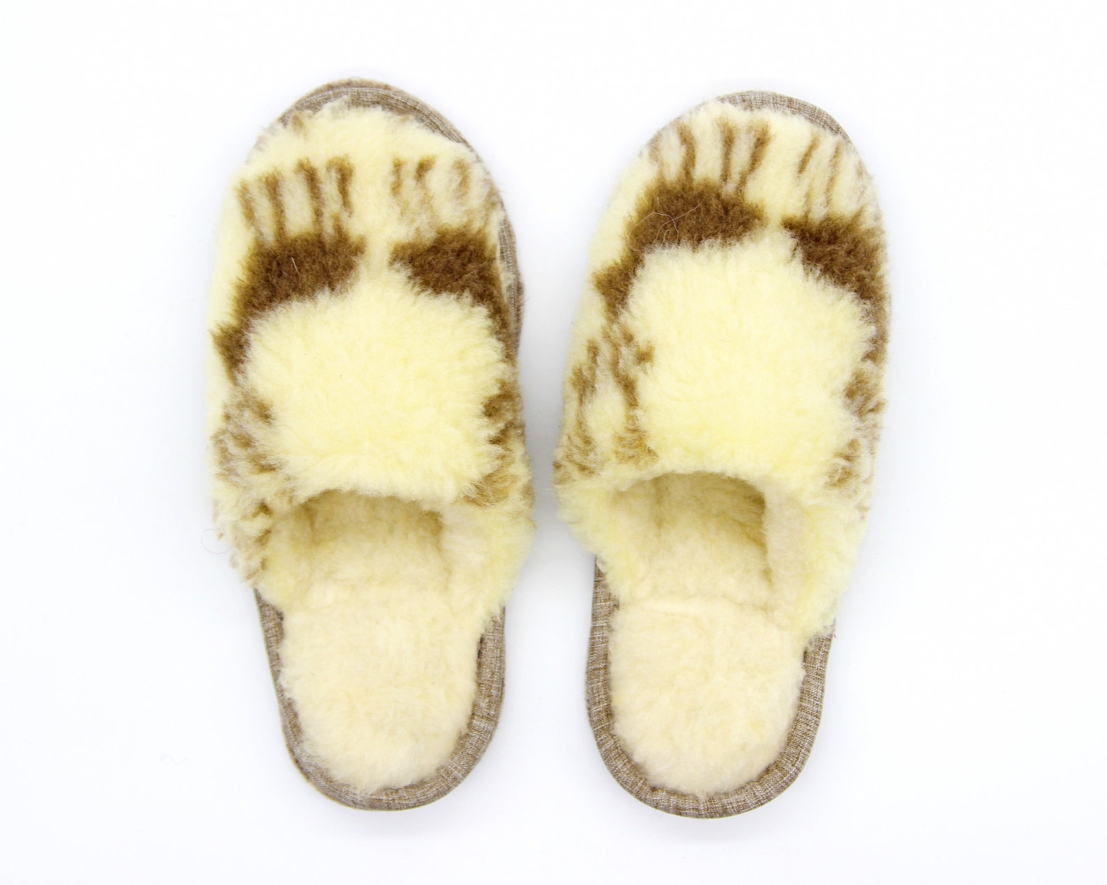 Eco Women's Slippers, Eco Men's Slippers, Sheep's Wool Slippers
