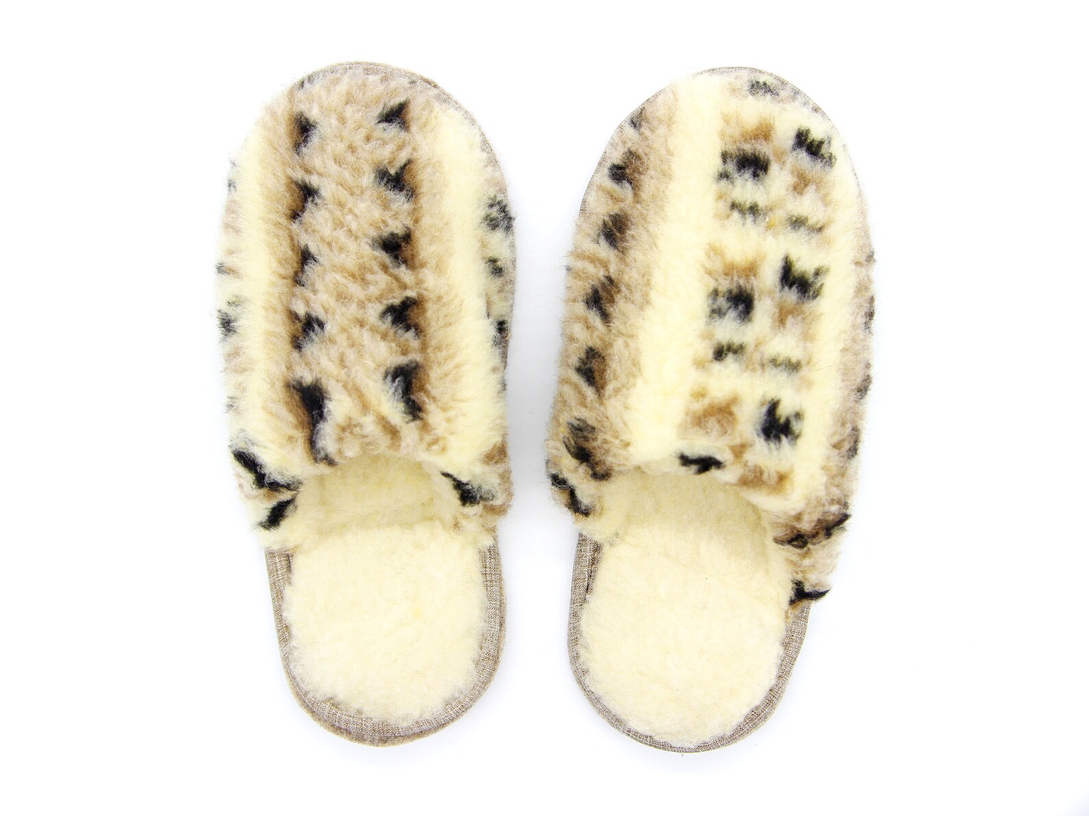 mens sheep wool slippers