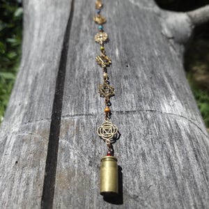 ᴄʜᴀᴋʀᴀ ᴛᴏᴛᴇᴍs • Upcycled Bullet Shell Casing Wind Chime