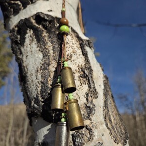 ᴇɴᴛʀʏ ᴇᴄʜᴏᴇs • Upcycled Bullet Shell Casing Wind Chime • Witch Bells • Door Bells