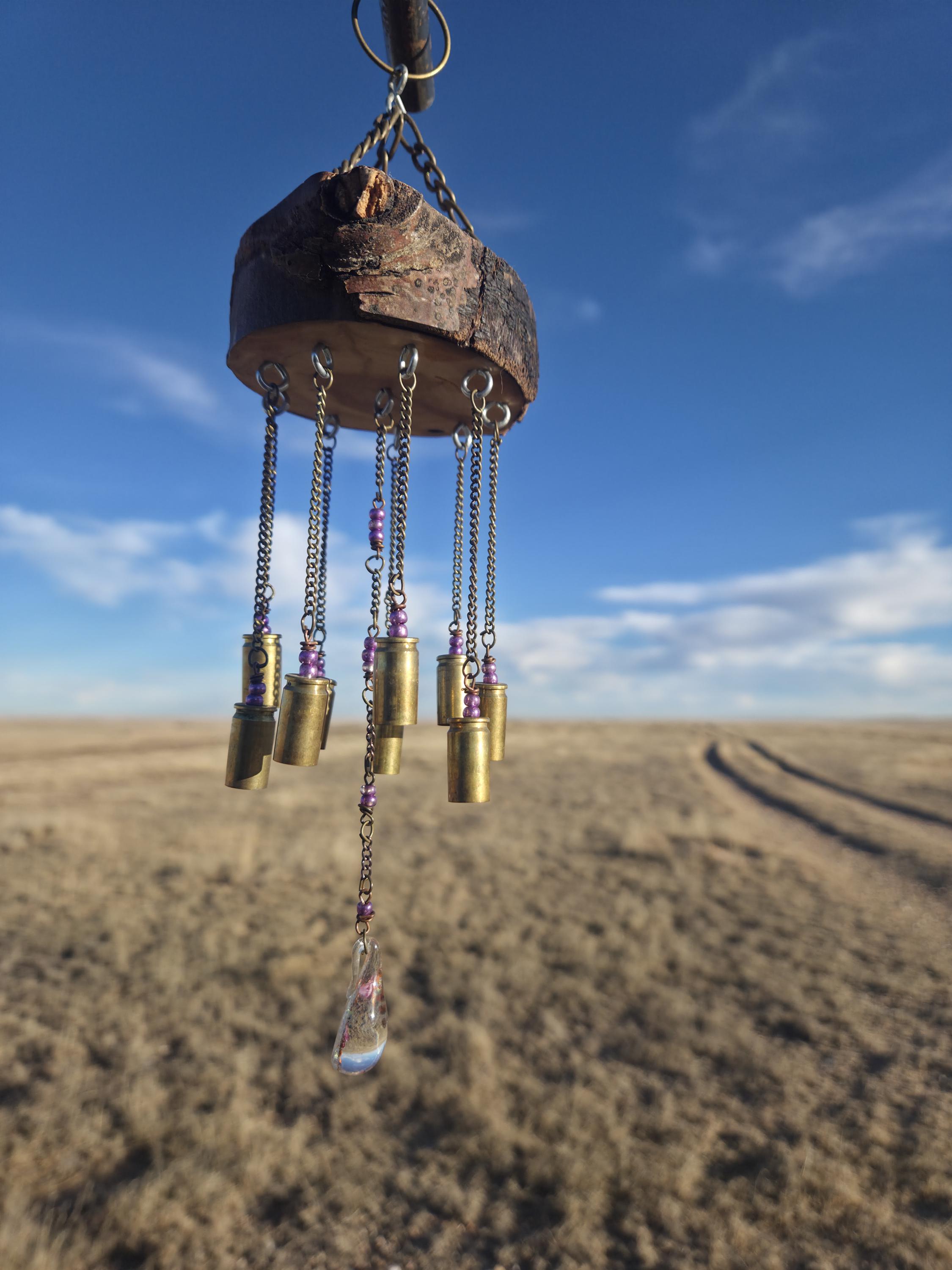 Bell Made From Shell Bullet Bells • 'trinities' • Upcycled Bullet Shell Casing Wind Chime - Etsy